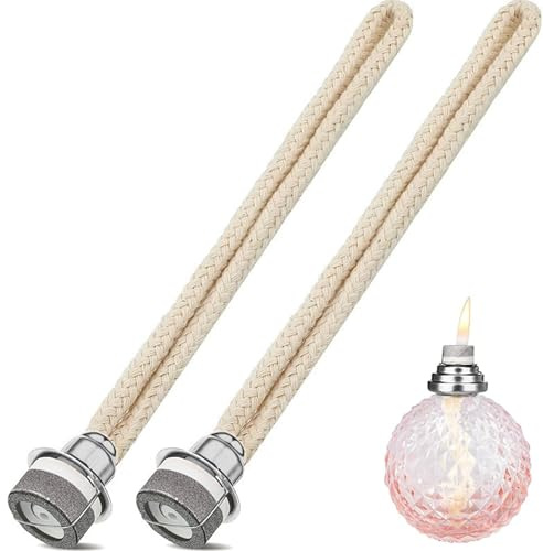 2 Stück Duftlampe Docht für Lampe Berger, Lampen Ersatzbrenner Zubehör | Luft Kontrolle Katalytischer Brenner Lampe Dochte für Öllampe und Katalytische Lampen - Raumluft Verbessern Aromatherapie