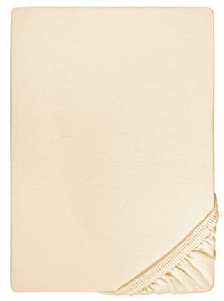biberna Jersey-Elastic-Topper-Spannbetttuch 0077641 Champagner 1x 180x200 cm - 200x220 cm