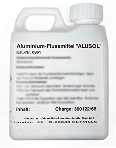 ALUSOL-Spezialflussmittel zum Weichlöten von Aluminium, 200 g, zum verlöten von Reibe- oder Modellierlot (Abgabe nur an gewerbliche Verbraucher!)