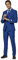 OppoSuits Herren Navy Royale Lining Business-Anzug Hosen-Set, Marineblau mit Flaminguy-Design, 48