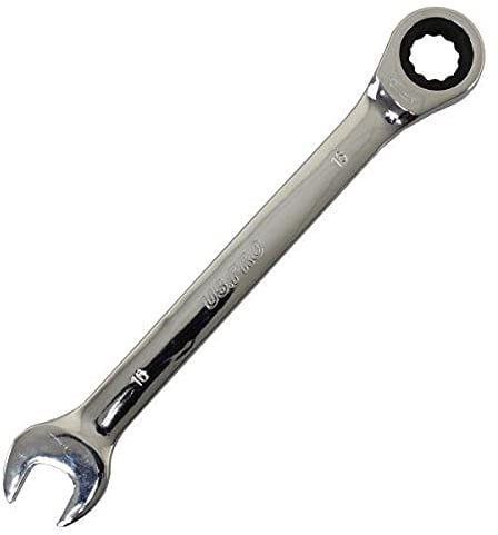 US PRO 16mm Ratchet Spanner Wrench 72 Teeth Open & Ring End Wrench 3577