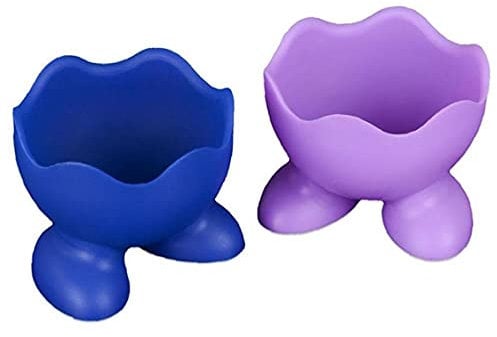 Novelty Silicone Egg Cup Boiler Egg Holder Cook Poached Breakfast Tools Random Color