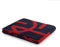 Tommy Hilfiger Warme Decke aus 100 % reiner Baumwolle 130 x 170 cm, hergestellt aus Double Navy (Logomania Wine)