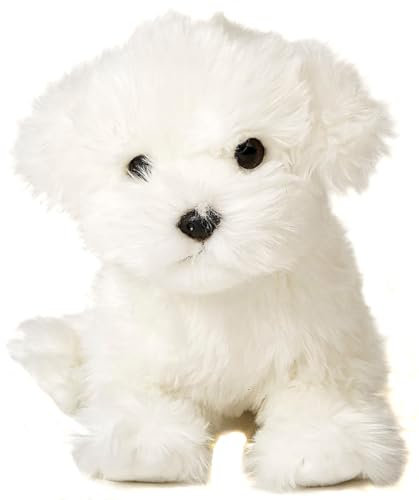 Uni-Toys - Malteser (ohne Leine) - 26 cm (Länge) - Plüsch-Hund, Haustier - Plüschtier, Kuscheltier