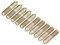 sourcing map Bulloni per ganci M10x50mm, viti per tasselli filettate doppie 12pcs per mobili in legno