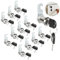 GOYADA 12 Pack Cabinet Locks with Keys, 30mm Cam Locks for Letterbox, Mailbox, Cabinet & Drawer (Keys Alike)