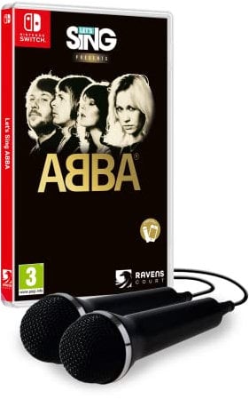 Ravenscourt Let's Sing: ABBA – Doppel-Mikrofon-Bundle/Schalter, USB