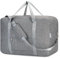 Narwey Handgepäck Tasche für Flugzeug Faltbare Reisetasche Damen Weekender Bag Sporttasche Damen Herren Handgepäck Koffer Groß 40L(Grau)