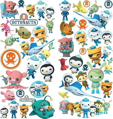 Octonauts Vinyl Wandaufkleber / Aufkleber - Wasserdicht, Matt, Kinderfreundlich, Halloween, Octonaut - Halloween, Wanddekoration