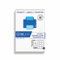 MD Labels Universal Etiketten DIN A4 - fi 65mm, 1200 Etiketten- rund Klebeetiketten– bedruckbare - Weiß- Runde Aufkleber- mattes paper