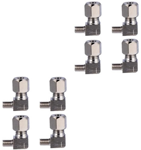 Mikikit 2sets Lufttank Kompressor Liefert Pneumatische Adapter 90 Grad Ellenbogen Trennen Für Druckluftwerkzeuge 4 Stück * 2