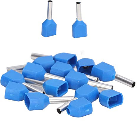 1000Pcs TE7508 Ferrule Insulated Crimping Wire Terminal Cord End Connector Set Kit for Equipment - Connectors for Electrical Projects and Repairs