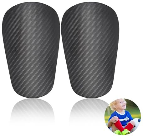 2 Stück Fußball Schienbeinschoner, Mini Schienbeinschoner,Gestreift Kleine Schienbeinschoner, Football Shin Pads für Jugendliche und Erwachsene Schutzausrüstung, 8x5cm