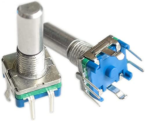 Drehgeber 5 teile/los EC11 Drehgeber Potentiometer 15mm Halbwelle D Typ/Digital Potentiometer mit Schalter 5Pin ElectronicSwitch