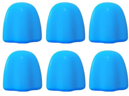 JHIALG Selbstschließende Zahnpasta-Kappen, saubere Zahnpasta-Deckel, 6 Stück Zahnpasta-Abfälle, Zahnpastaspender, Reus No