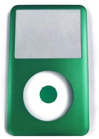 Generic Frontabdeckung Gehäuse & Glas Edelstahl Hülle Frontabdeckung für iPod Classic 6. 7. Generation, Lotgrün