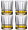 Vasos de whisky de cristal, juego de 4 cristales soplados a mano sin plomo, perfectos para whisky, bourbon, Manhattans, Old Fashioned's, cóctel (320 ml)