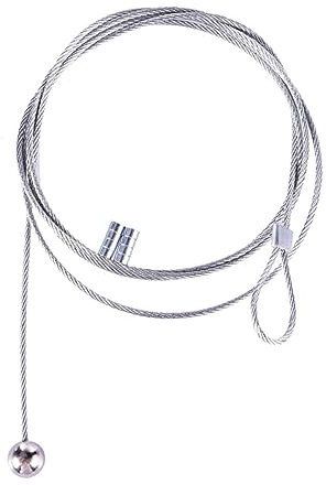 RORPOIR Magnetisches Fotoseil 1,5m Aus Stahl Mit 2 Starken Magneten Zum Fotoaufhängen Für Wand Fenster Und Tür Vielseitiges Displayzubehör Für Fotos Und Erinnerungen