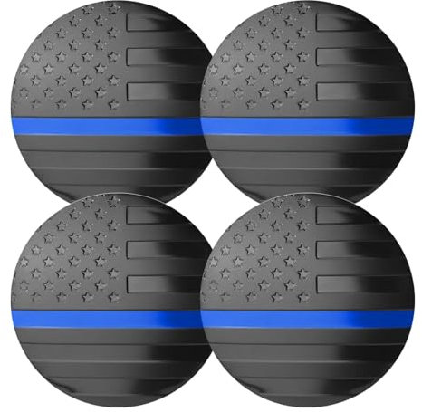 Radnabenkappen – Felgenabdeckungen aus Aluminiumlegierung, 4 Stück US-Flaggen-Anhänger | Verbessern Sie die Fahrsicherheit, Fahrzeug-Radaufkleber, Felgen-Aufkleber, um patriotische Gefühle