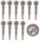 Vis INOX M5x80 mm tête cylindrique BTR Ø 5x80 mm | Vis M5 x 80mm CHC à 6 pans creux (clé allen) | Acier Inoxydable A2-70 (V2A/304) | ISO 4762 / DIN 912 : LOT DE 5 Pcs - ProRaje