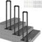 ERKANZHI Handläufe für Außentreppen, Schmiedeeisernes Treppengeländer passend für 1 Stufen, Metall-Handlauf mit Installationsset, Treppenhandlauf-Länder für Beton, Veranda, Deck, Außentreppe (95 cm)