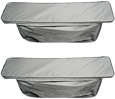 Reinscer 2X Canoe Inflatable Boat Seat Storage Bag with Padded Seat Cushion Seat Bag Storage Bag Cushion