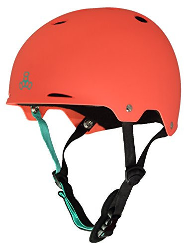 Triple 8 Gotham Helm 2022 Neon Tangerine Rubber, L