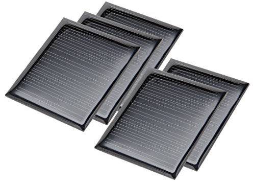 sourcing map 5Stk 5V 60mA Poly Mini Solar Paneel DIY f Phone Ladegerät