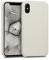 kwmobile Cover per Apple iPhone X Custodia - Back Case per Smartphone in Silicone TPU - Protezione Gommata - beige