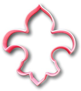 Emporte-pièce en forme de fleur de lys (10,2 cm)