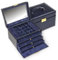Schmuckkasten Lena acuro/navy (Leder)