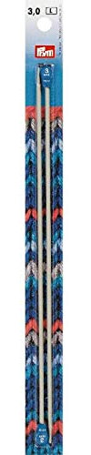 Prym 191424 Jackenstricknadeln ALU 25 cm 3,00 mm grau