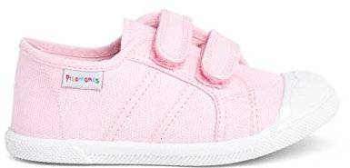 Pisamonas Zapatillas Niños Lona Cinta Adhesiva Talla 34 Color Rosa