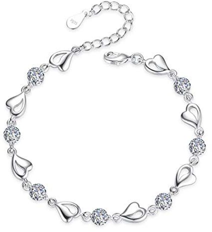 Braccialetto Bracciale Bracelet Donna Nuovo Braccialetto Di Gioielli In Argento Sterling Di Alta Qualità Retrò Semplice