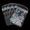 FURU Harz Füller Resin Mold Filler, 5x Alphabet-Pailletten, DIY Epoxidharz Handwerk, 1 Packung, Silber
