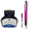 Diplomat Magnum Hot Pink Fountain Pen Set with writing ink and converter, writing set with fountain pen ink