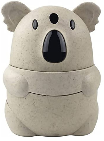 KOMUNJ Dispensador de palillos de dientes, dispensador creativo de palillos de dientes Koala con tapa, para cocina, salón, bar, comedor, dispensador de palillos de dientes automático adecuado