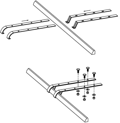 LED-MARTIN Dachreling Montageset FLEX