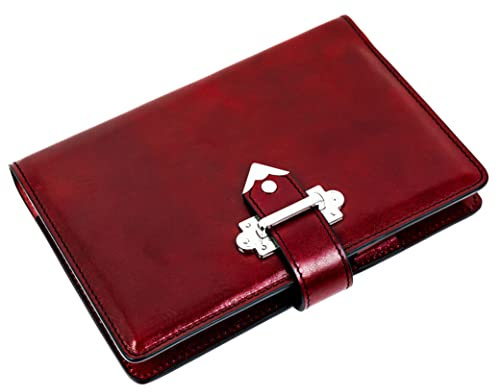 Time Resistance A5 Nachfüllbar Tagebuch - Leder Journal - Notizbuch - Handgearbeitet in Klassischem Italienischem Stil - Geschenkschachtel und Journal mit Lined Papier Inklusive