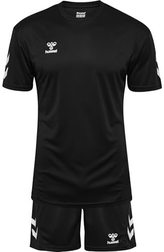 hummel Trikot Set Weiß schwarz, L Herren