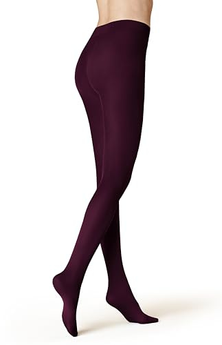 KUNERT Damen Strumpfhose Velvet 40 semi-blickdicht matt-schimmernd dark raisin 48-50