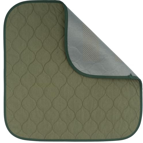 Sensalou Waschbare Stuhlunterlage 45 x 45 cm - Rollstuhl Sitzauflage Grün