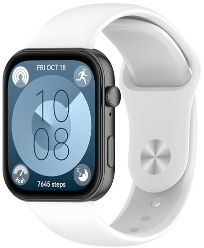 Cinturino per Huawei Watch Fit 3, Silicone Sport Bracciali Cinturini di Ricambio per Huawei Watch Fit 4/4 Pro
