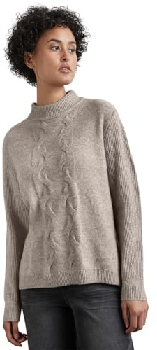 Street One Damen Pullover mit Strickmuster