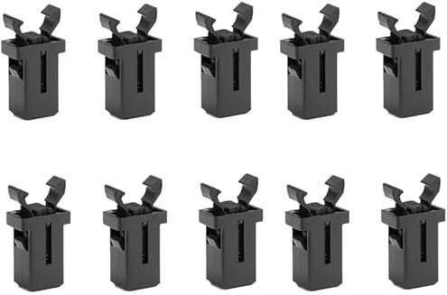 10Pcs Bin Lid Clasps, Compatible with Brabantia Waste Bin Waterproof Touch Top Lid Bin Latch Lock Replacement Striker Bin Catch Set for Kitchen Bins Storage Boxes Lid Replacement