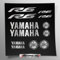 Aufkleber-Set kompatibel mit Tank und Motorradhelm | Vorgeschnittenes Vinyl Einfache Anbringung | Schriftzug Logos | Stickersland® - R6 New von 2015 bis 2024 (Silber Metallic Matt)