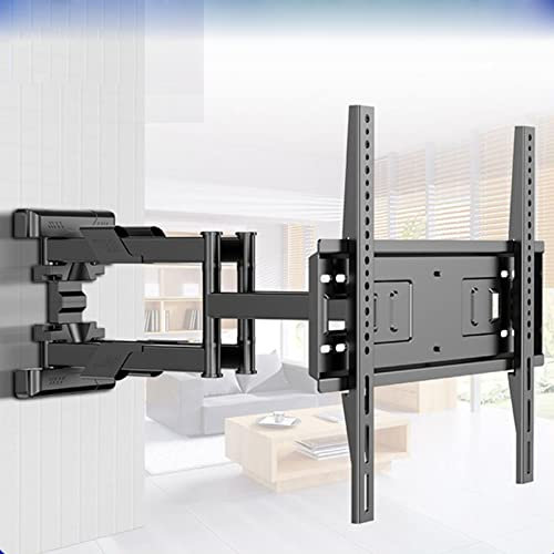 DRFGNF TV-Wandhalterung für große Fernseher bis 60 Zoll - TV-Halterung mit Gelenk-, Schwenk-, Verlängerungs- und Neigungsfunktion 400 x 400 mm, hält bis zu 40 kg, für LED-, LCD-, OLED-, 4K-Flachbil