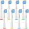 Aufsteckbürsten Kompatibel für Braun Oral b Ersatzbürsten Elektrische Zahnbürste Zahnbürstenköpfe Cross Action Sensitive Clean Aufsteckbürsten für Schallzahnbürsten Zahnbürstenaufsatz 8 Stück Weiß