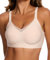 CAOZITOU BH Damen Ohne Bügel BH Große Brüste Starker Halt Seamless Bra Push Up BHS ohne Buegel Bequemer T Shirt V-Ausschnitt Bralette (DE/NL/SE/PL, Alphanumerisch, XL, Regular, Regular, Hautfarbe)