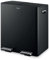 Tower T838022BLK 40L Recycling Pedal Bin, Carbon Steel, Black